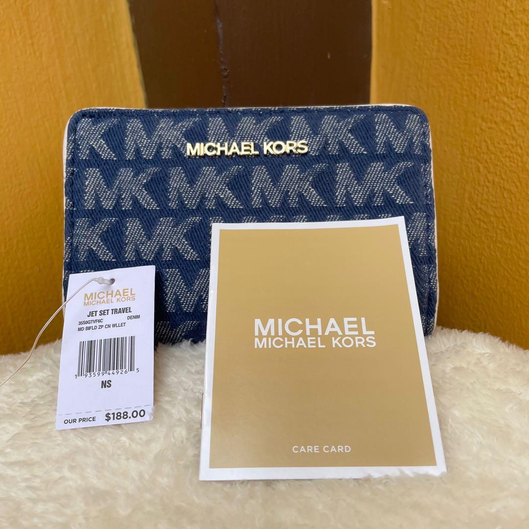 Michael Kors Bi fold Denim Wallet