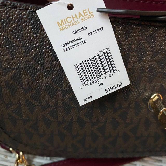 Michael Kors Carmen Extra-Small Logo Shoulder Bag, Women's Fashion, Bags &  Wallets, Cross-body Bags on Carousell