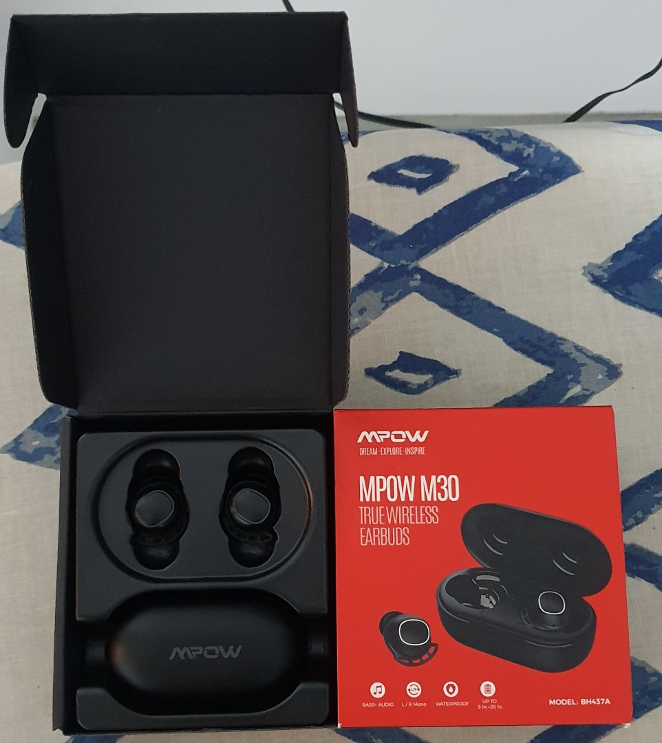 Mpow M30 Black Audio Headphones Headsets on Carousell