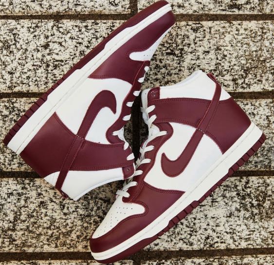 all red nike dunk high