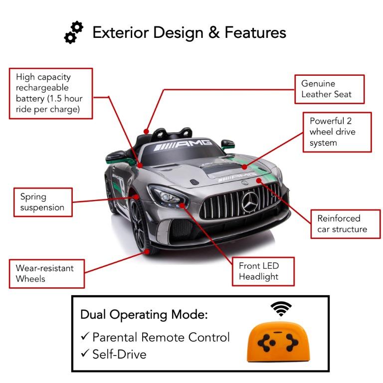 Official Mercedes Benz AMG GT4 Competition Edition Children