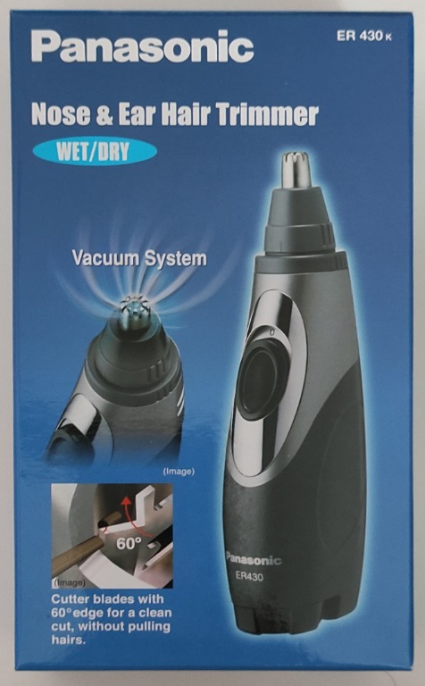 Panasonic er430k ear & clearance nose trimmer with vacuum