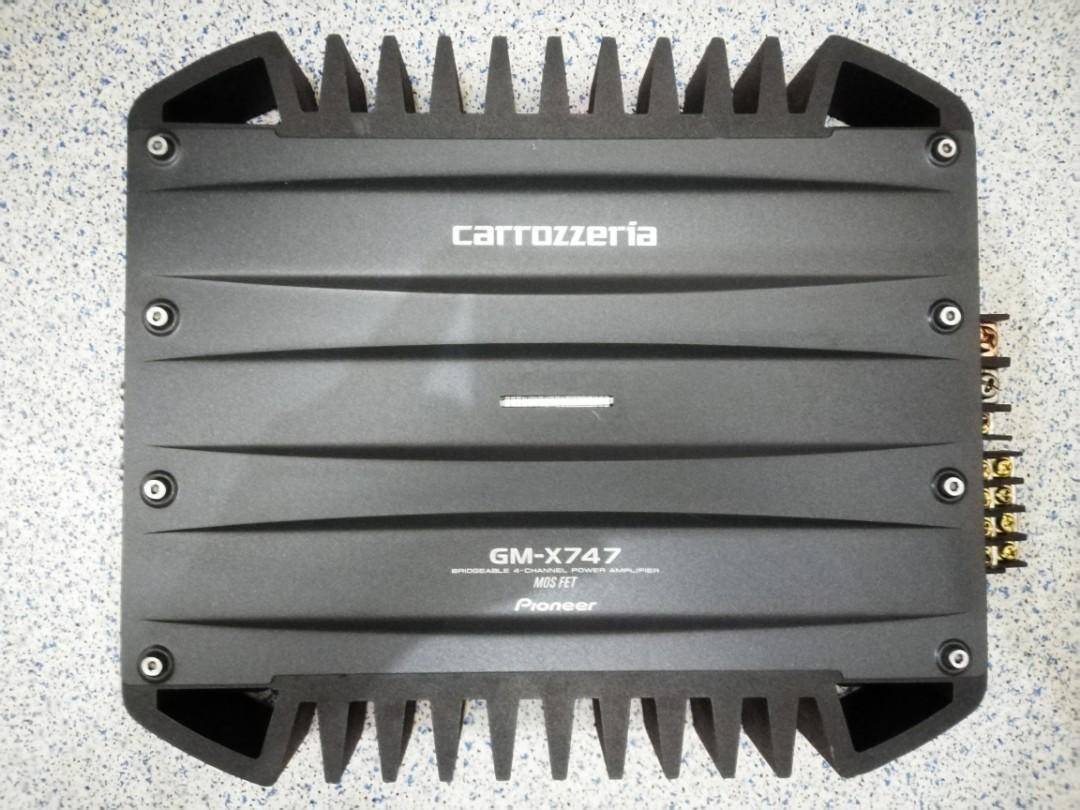 カロッツェリア GM-X747 パワーアンプ