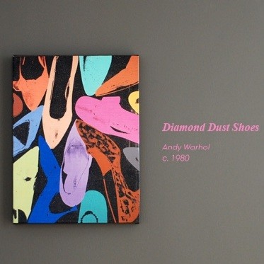 POP ART} Andy Warhol Diamond Dust Shoes Canvas Wall Art, Hobbies & Toys,  Stationery & Craft, Art & Prints on Carousell