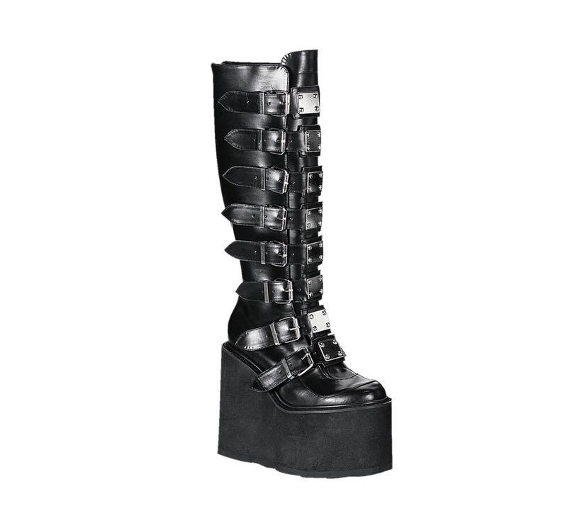 PRE-ORDER: Demonia Platform Boots (Category: Boots) located in Cainta. Submitted by vpulgarr (Listing ID 1076463773, Image 2). Description: kindly read the guidelines! no cut-off dates mop: gcash pm me for proof of legitimacy 💗.