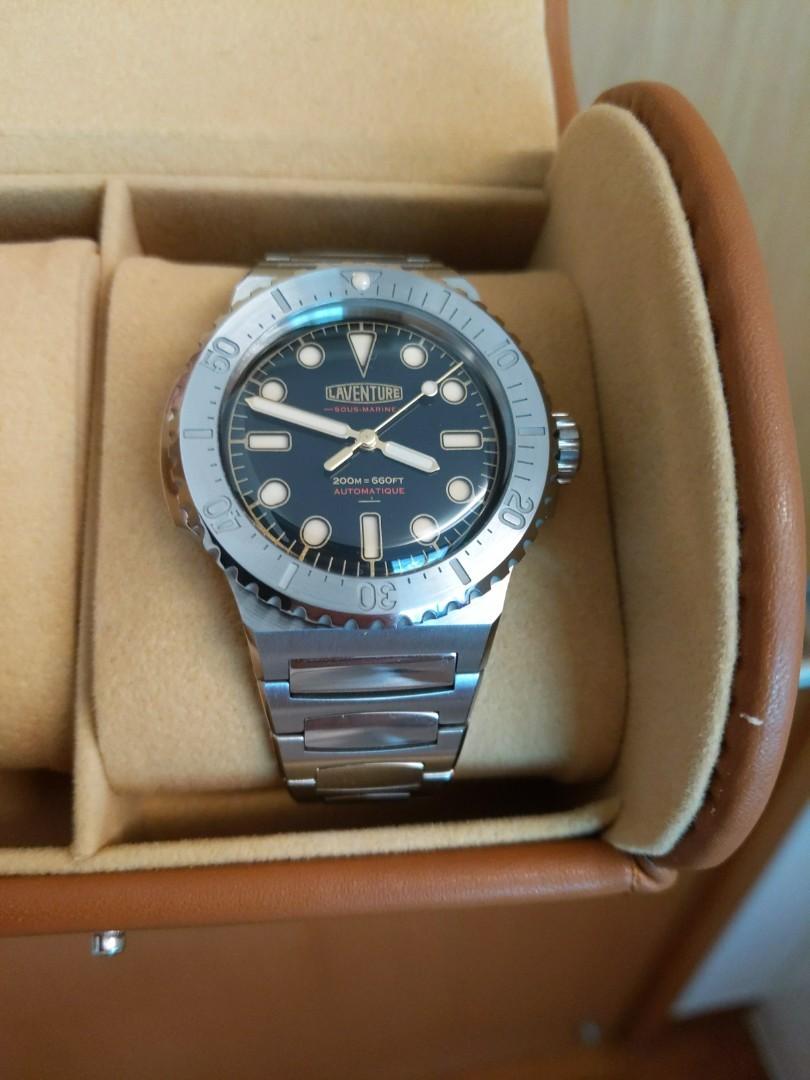 FLASH SALE Rare LNIB Laventure Sous Marine Black dial Sold out Limited Edition xx 50 as worn by Max Busser of MB F last photo