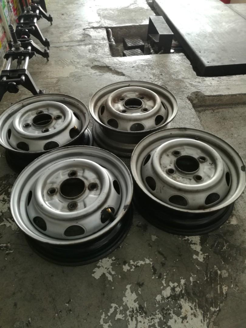 Rim and New Tyre Kancil Original, Auto Accessories on Carousell