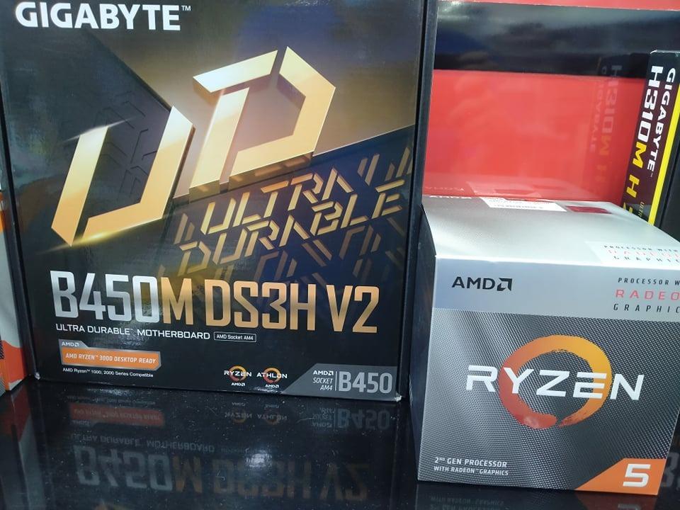 Ryzen 5 3600 Gigabyte B450m Ds8h Computers Tech Parts Accessories Computer Parts On Carousell