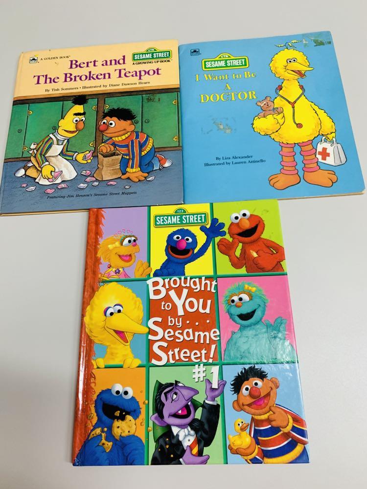 Sesame Street books bundle, Hobbies & Toys, Books & Magazines, Children ...