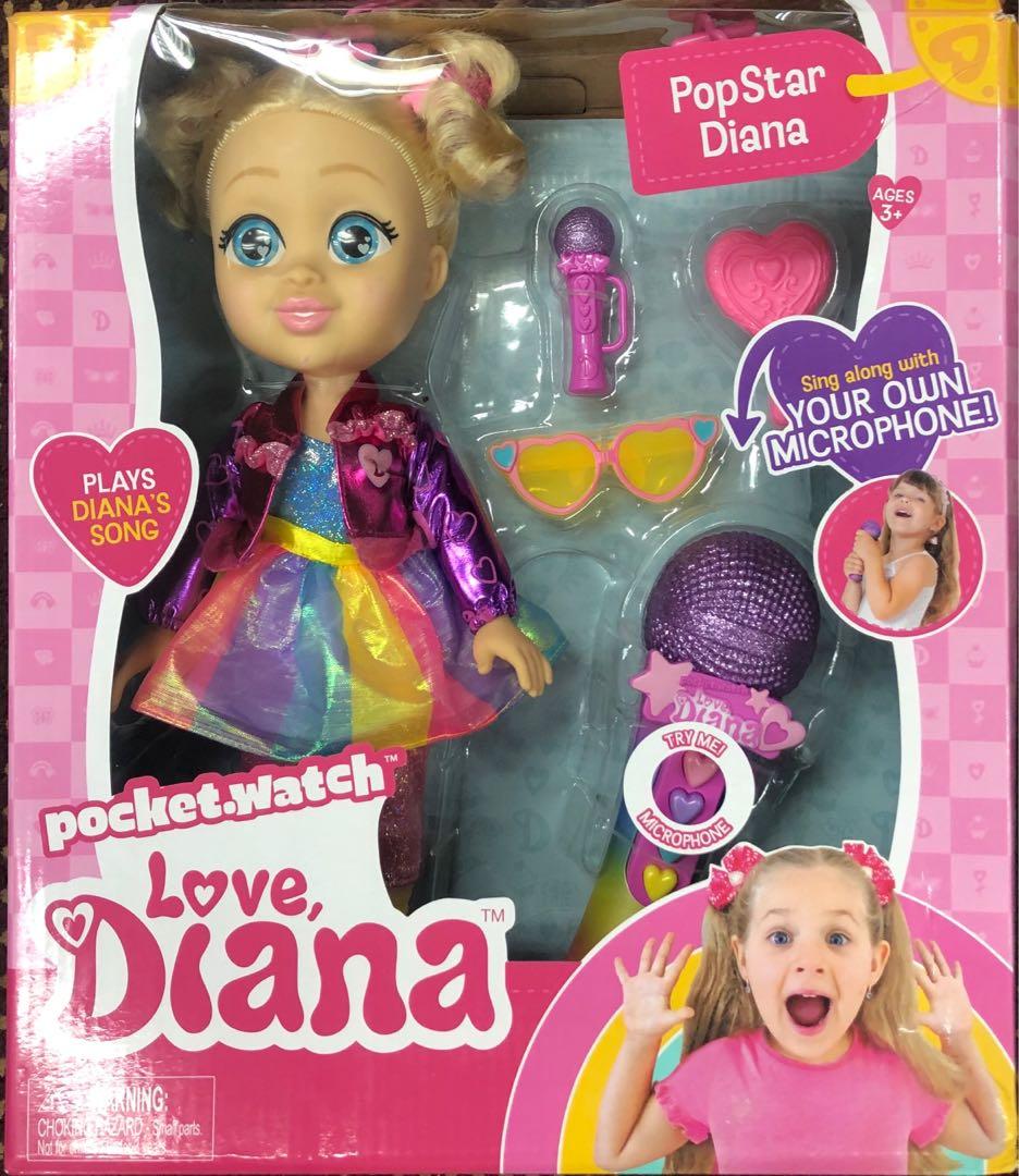 Love Diana Popstar Doll with Singalong Microphone