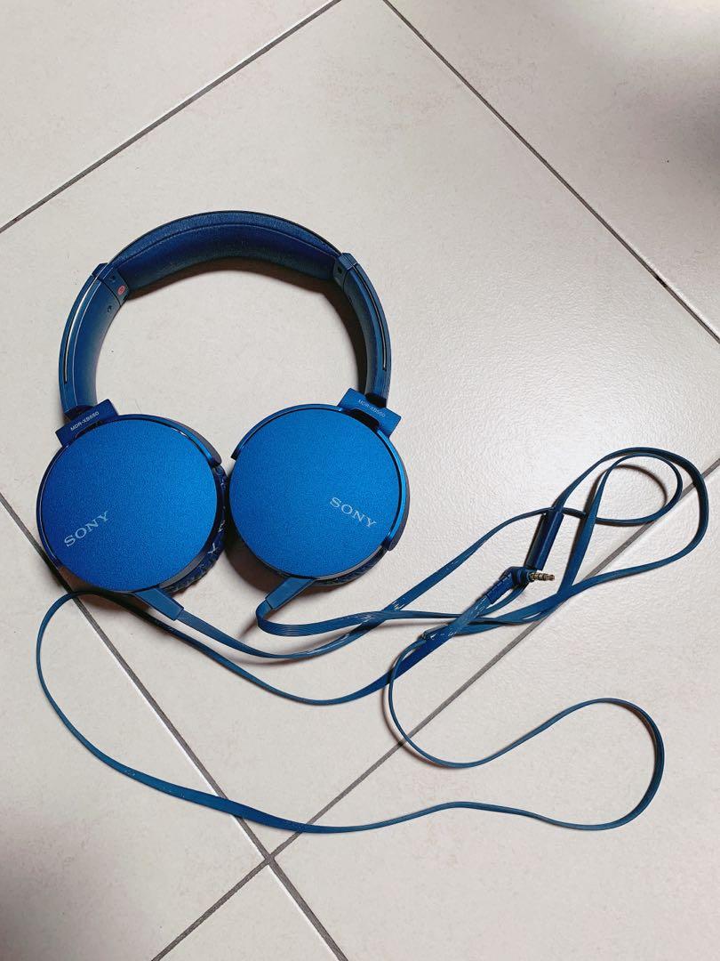 Sony Headphone MDR-XB550, Audio, Headphones & Headsets on Carousell