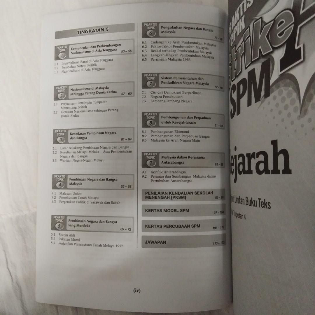 spm exercise books - sejarah, Books u0026 Stationery, Books on Carousell