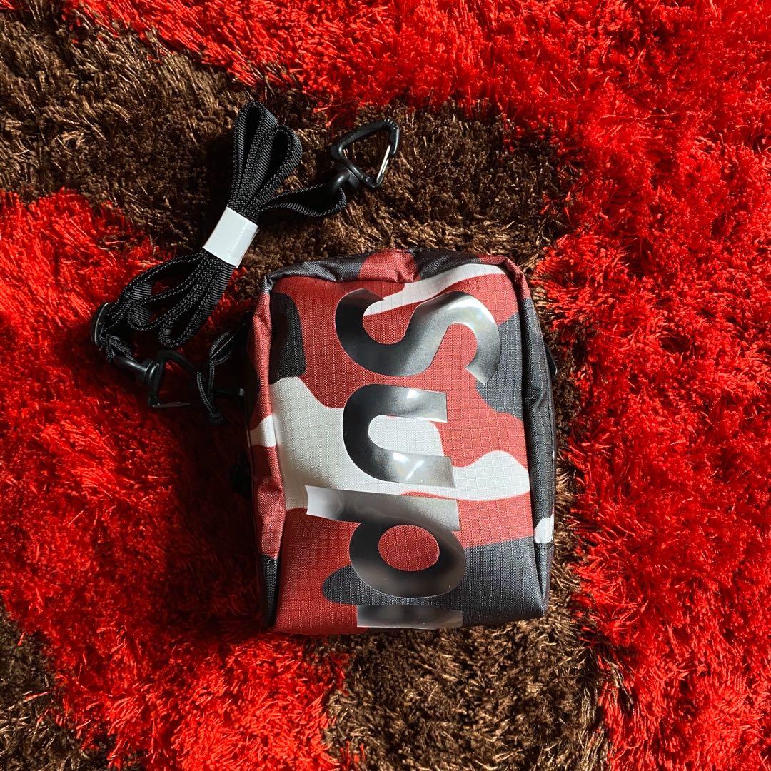 Supreme Ss21 Red Camo Neck Pouch, Men's Fashion, Bags, Sling Bags 