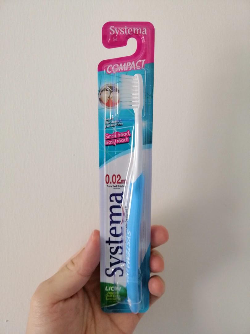 Systema Compact Small Head Soft Toothbrush Beauty Personal Care