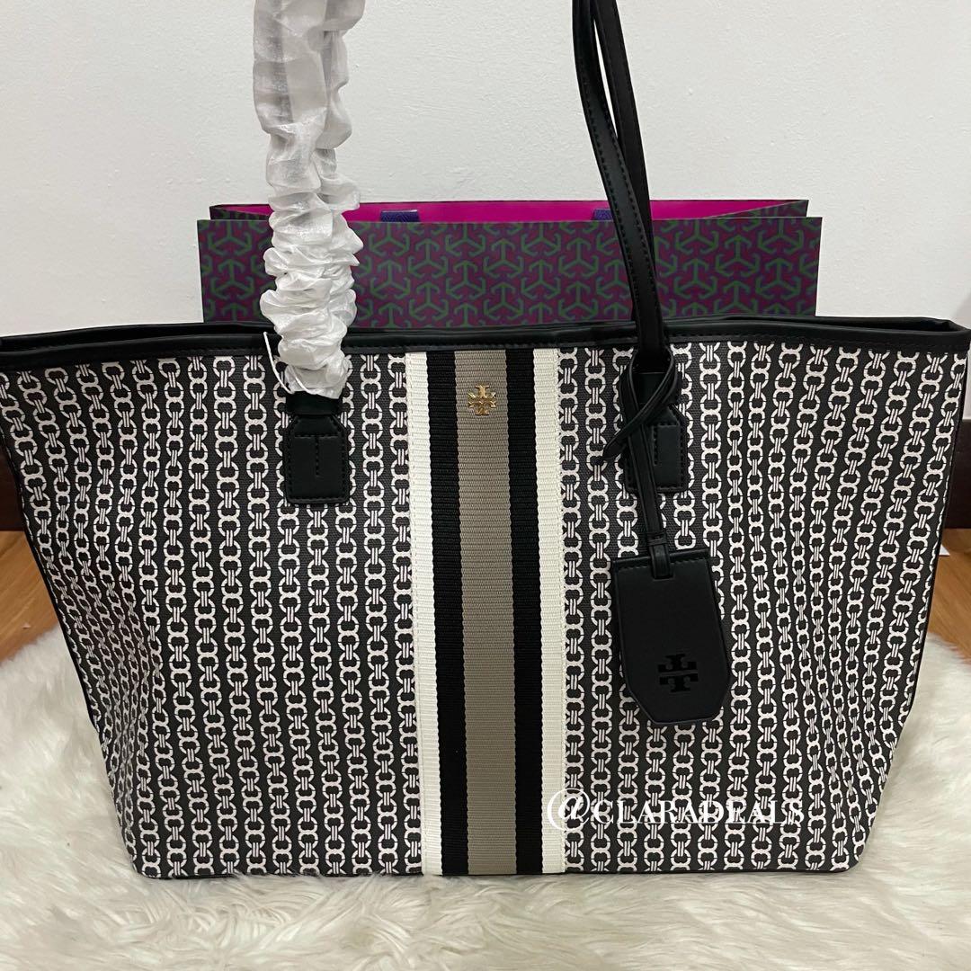 Tory burch gemini deals link canvas tote