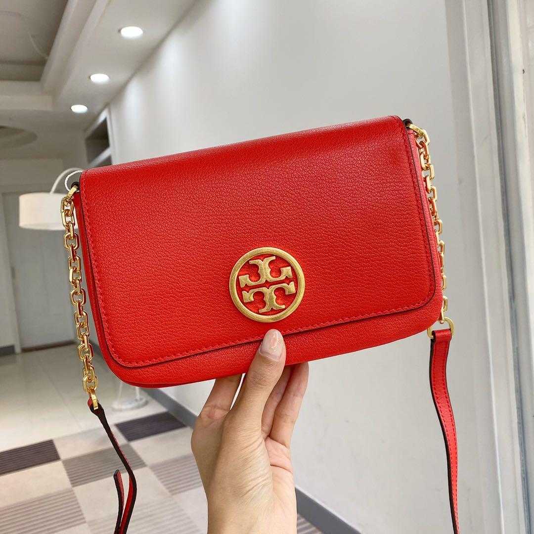 Tory Burch Grace Crossbody Chain Leather Bag