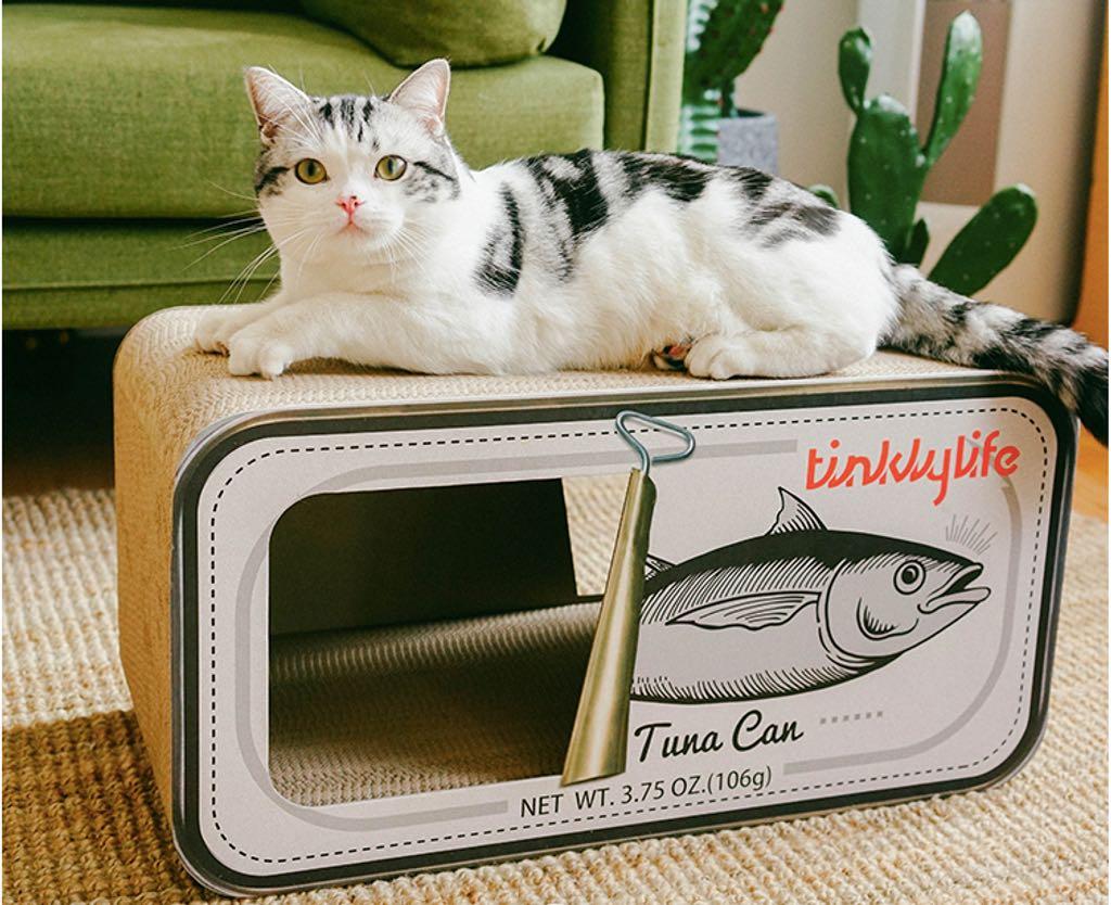 Tuna can Cat Scratcher Pet Supplies Homes Other Pet