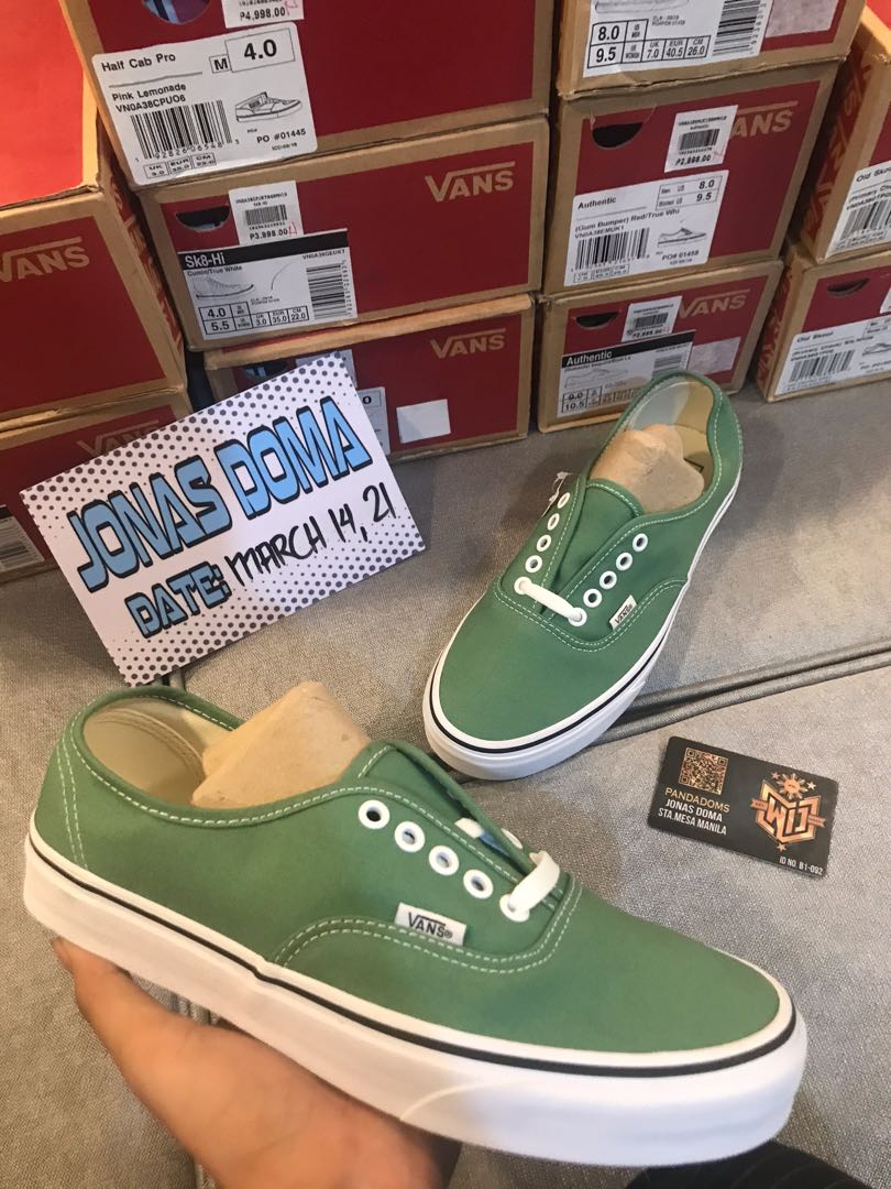Vans deep grass green on sale