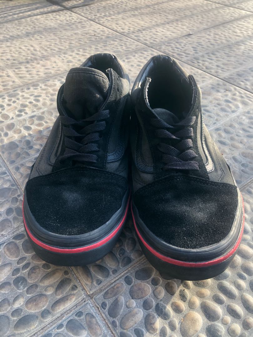 flame wall vans old skool