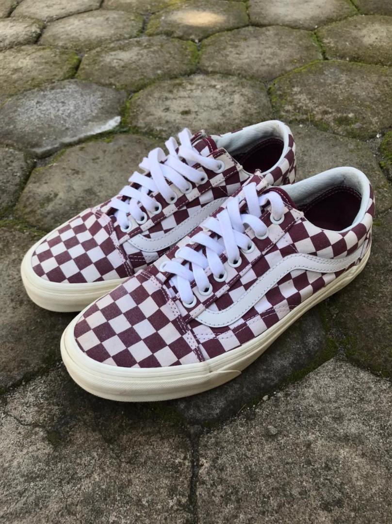 Vans old skool checkerboard port royal new arrivals
