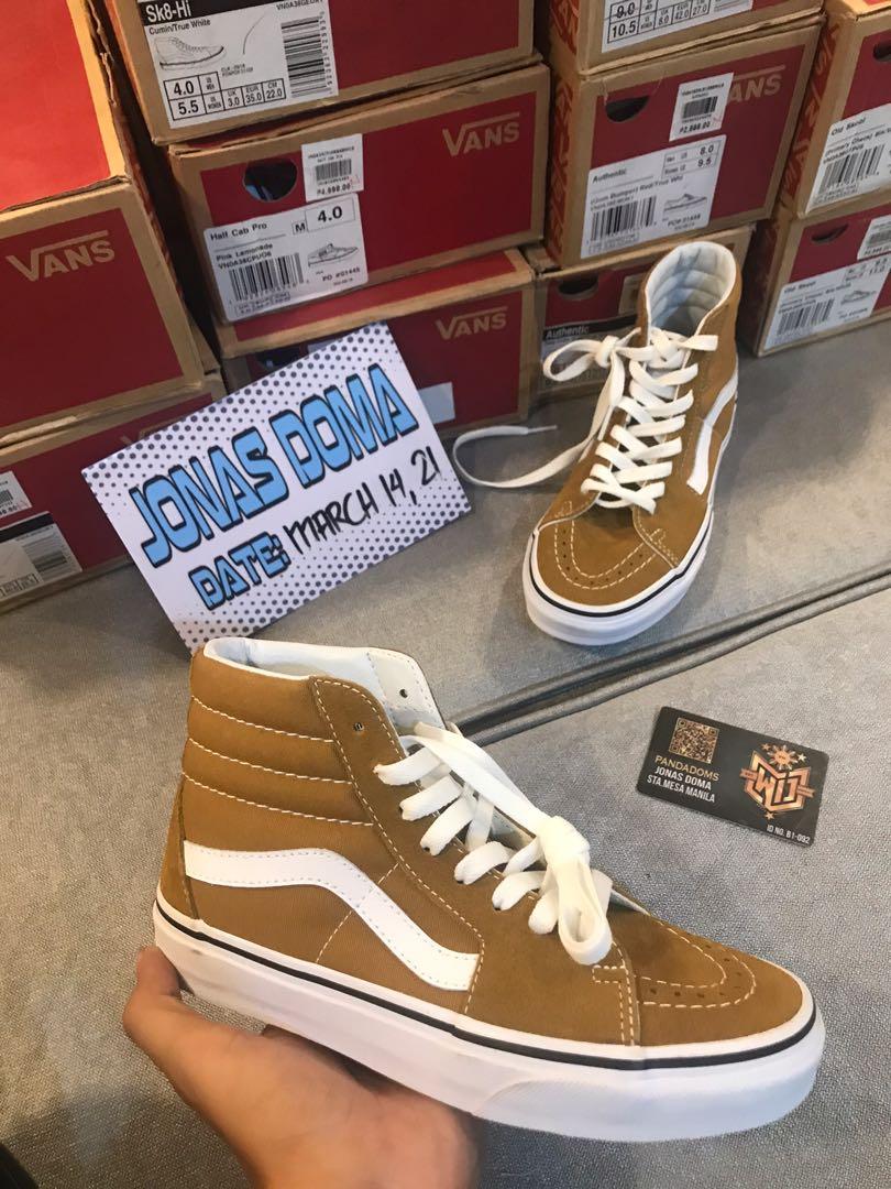 Vans sk8 hi cumin top