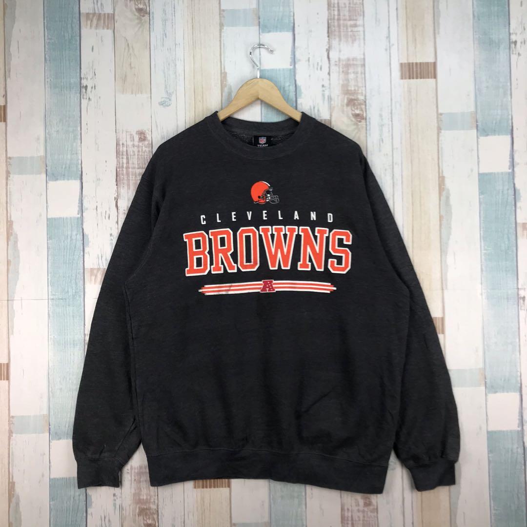 men's cleveland browns crewneck sweatshirt