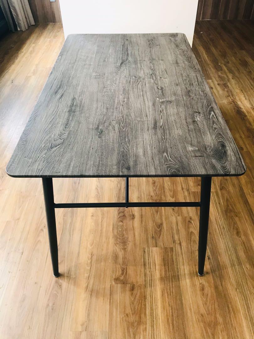 Work/ Dining Table (Category: Tables & Sets) located in Singapore. Submitted by maverickchris (Listing ID 1076376406, Image 2). Description: Very Good condition work/ dining table for sale. Dimensions: ▪️Length: ~140cm ▪️Width: ~80cm ▪️Height: ~75cm Bought ~1 year ago. Selling as moving house. Please feel free to view to ascertain condition before buying. Self collection, pls. Thank you..