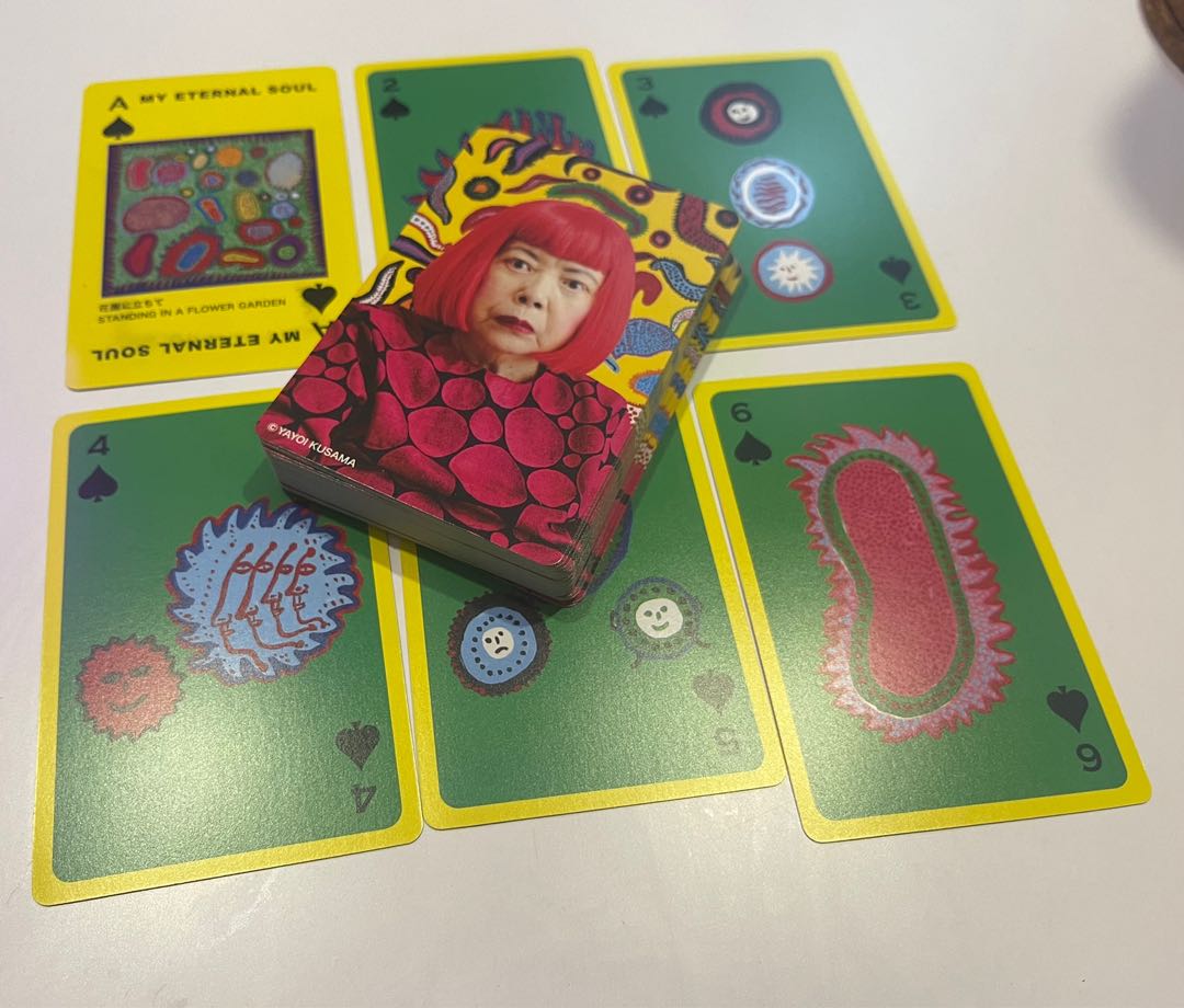 Yayoi Kusama Playing Cards, Hobbies & Toys, Toys & Games on Carousell