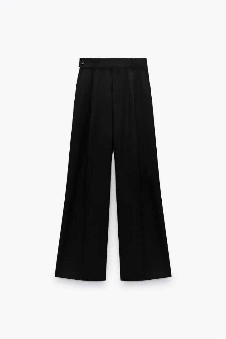 Zara masculine wide-leg trousers 