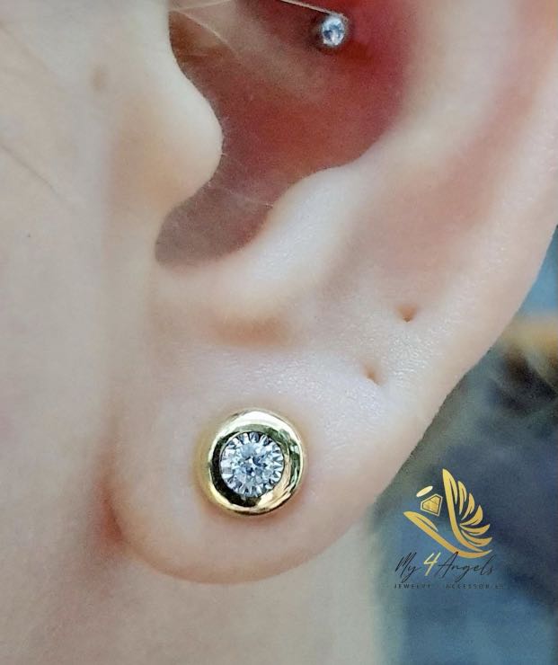 Rolex stud earrings sale