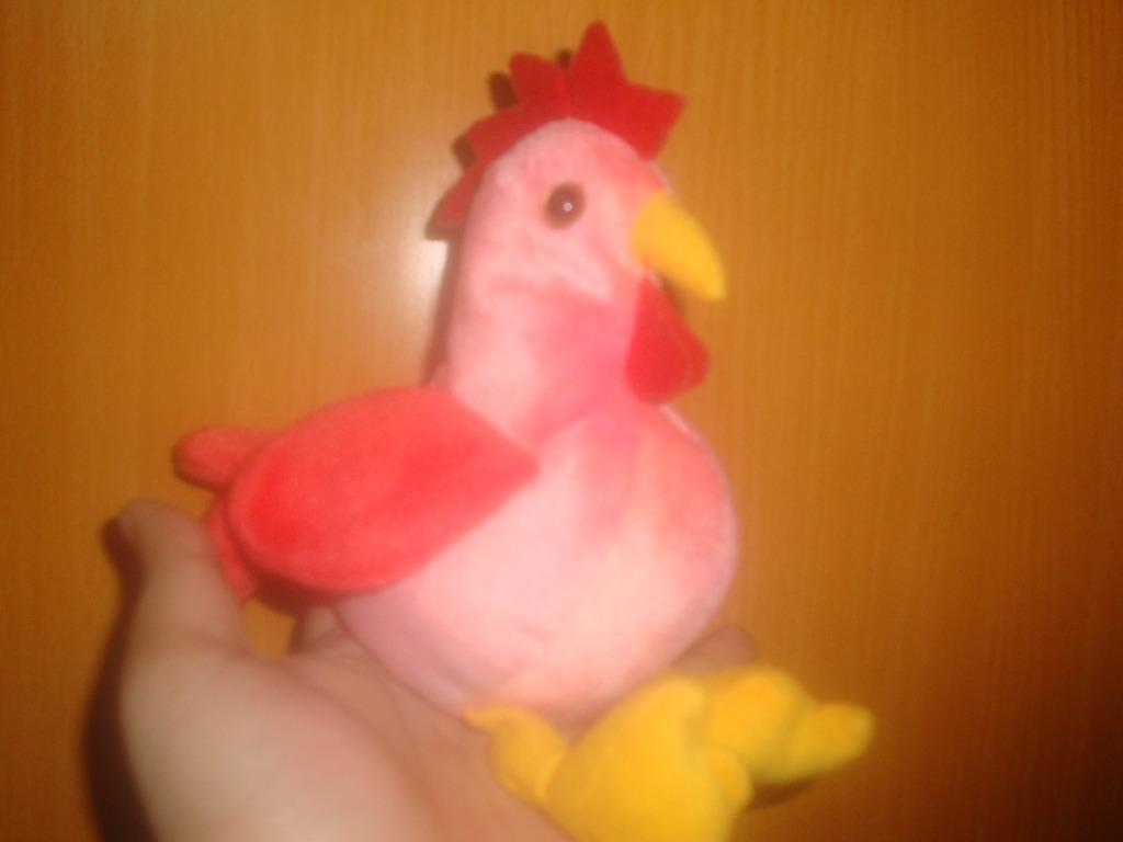 1996 Ty Beanie Babies Strut The Rooster Bird Vintage Retired Hobbies Toys Toys Games On Carousell