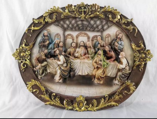 3D Last Supper Wall Decor, Furniture & Home Living, Home Decor, Frames &  Pictures On Carousell