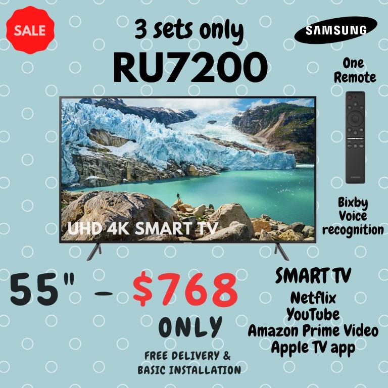 50 Samsung 50tu7000 50ru7100 50ru7200 Uhd 4k Smart Tv Brand New In Box Tv Home Appliances Tv Entertainment Tv On Carousell