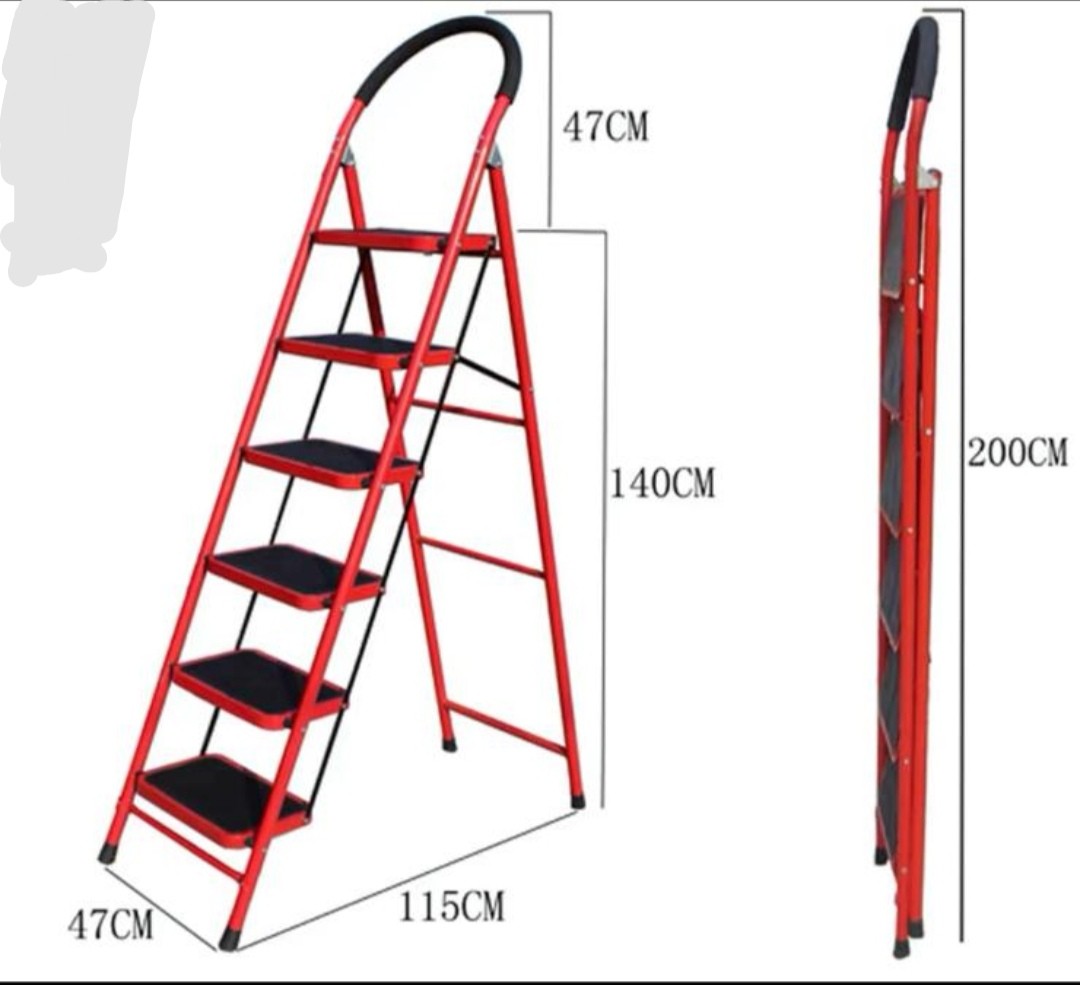 6 steps folderable ladder, Everything Else on Carousell
