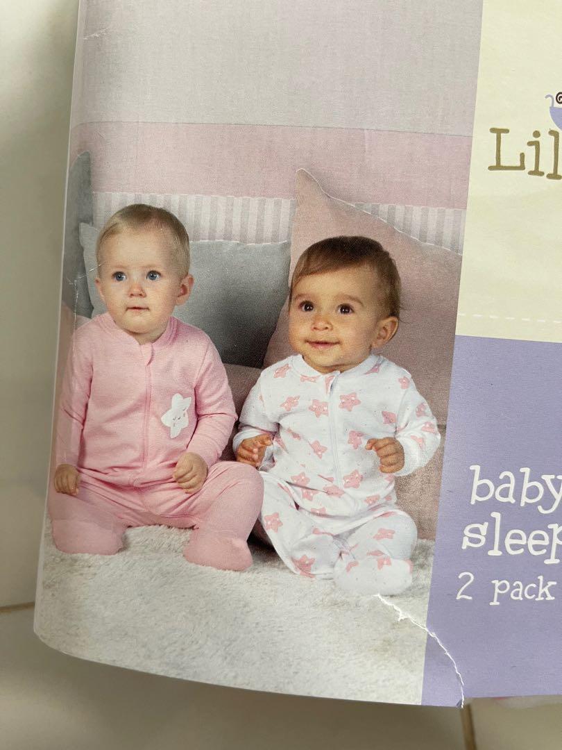Lily and cheap dan baby sleepsuits