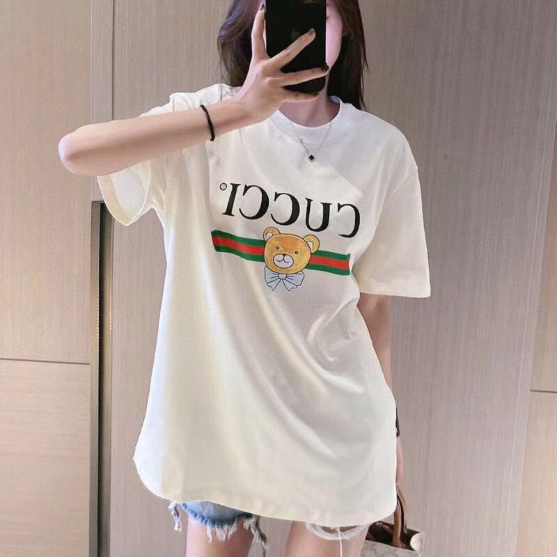 全新gucci 熊仔tee 短袖 女裝 上衣 T Shirt Carousell