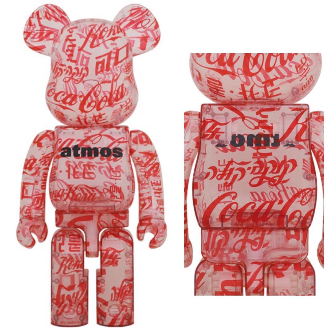 Bearbrick atmos × Coca-Cola CLEAR RED 10 | myglobaltax.com