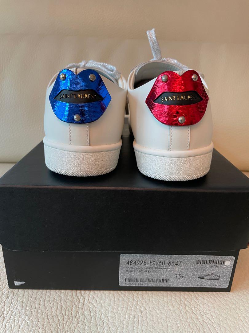 Ysl discount lips sneakers