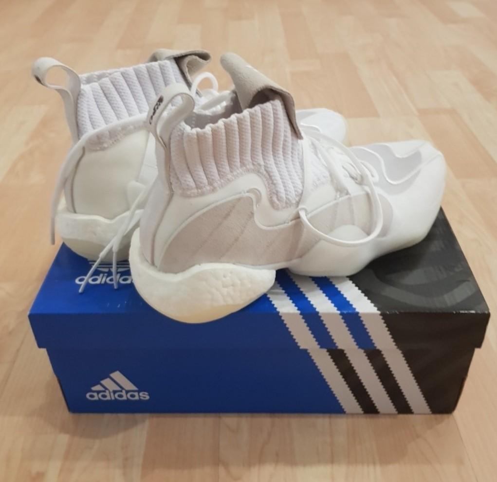 Adidas Crazy Byw X Cloud White Shoes Sports Sports Games Equipment On Carousell