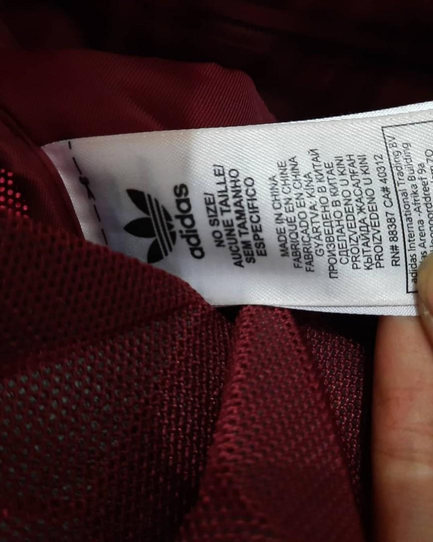 Adidas Maroon Backpack, Barang Mewah 