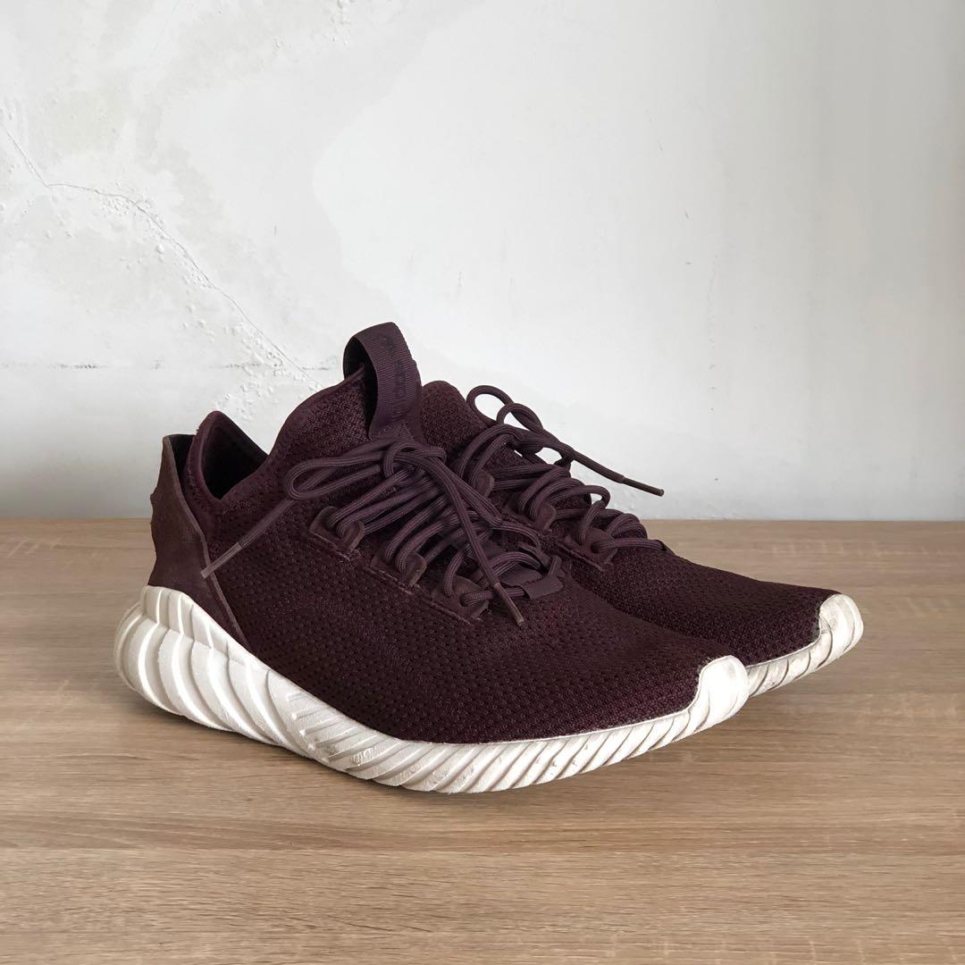 Adidas Tubular Doom Sock Primeknit Burgundy