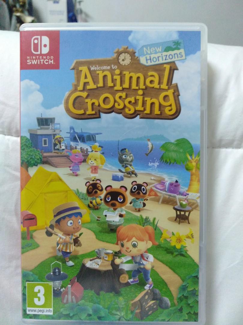 Physical Animal Crossing New Horizons Nintendo switch cartridge, Video