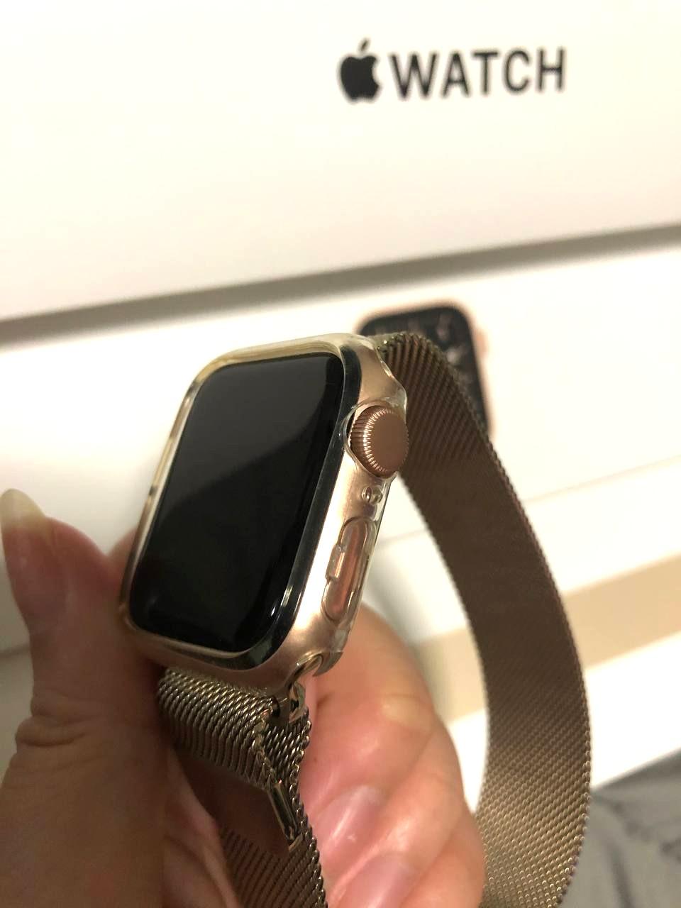 Apple watch 4 gold aluminum with milanese loop shop