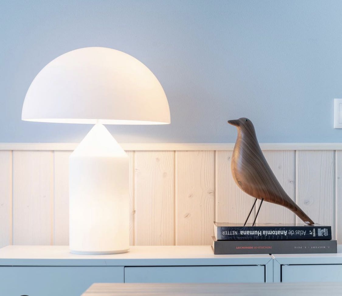 Atollo glass lamp