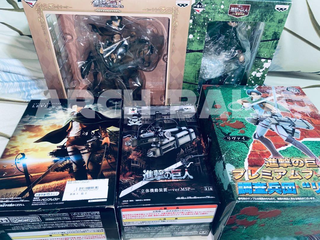 Reserved Authentic Levi Ackerman Figures Attack On Titan Hobbies Toys Toys Games On Carousell
