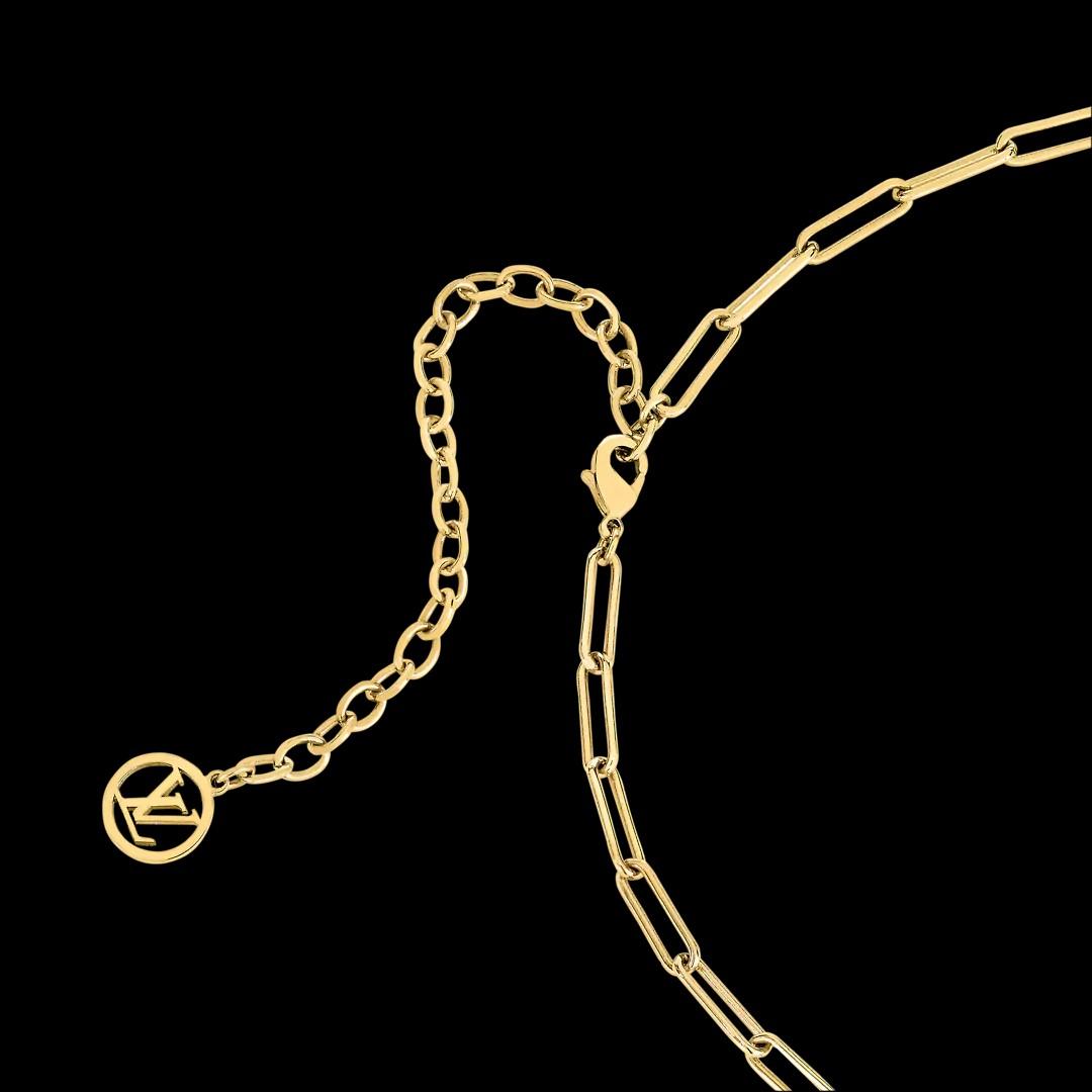 Louis Vuitton Roman Holidays Choker Necklace Metal Gold 7862717