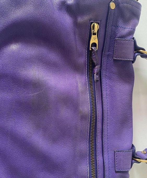 AUTHENTIC Proenza Schouler PS1 Large (Category: Luxury Bags & Wallets) located in Pasig City. Submitted by mariadh1995 (Listing ID 1076519647, Image 2). Description: AUTHENTIC Proenza Schouler PS1 Large - in purple blue color (3rd pic actual) Good for containing many things (lots of compartments) Bought 2012 Barely used but with minimal discolorations over time 40,000php (price nego).