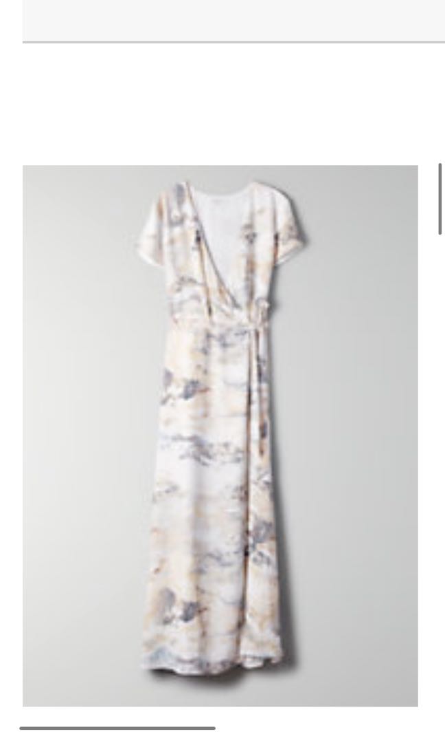 Babaton slit wrap dress hot sale