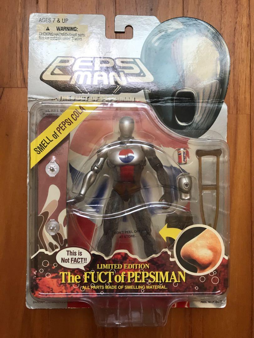 Bandai Rare vintage Pepsi Man action figure, Hobbies & Toys, Toys & Games  on Carousell