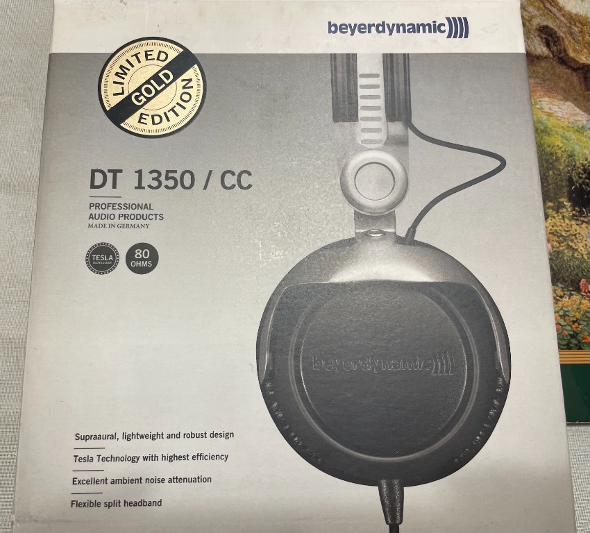 Beyerdynamic DT 1350 Gold Limited Edition 限定版封閉式耳機, 音響